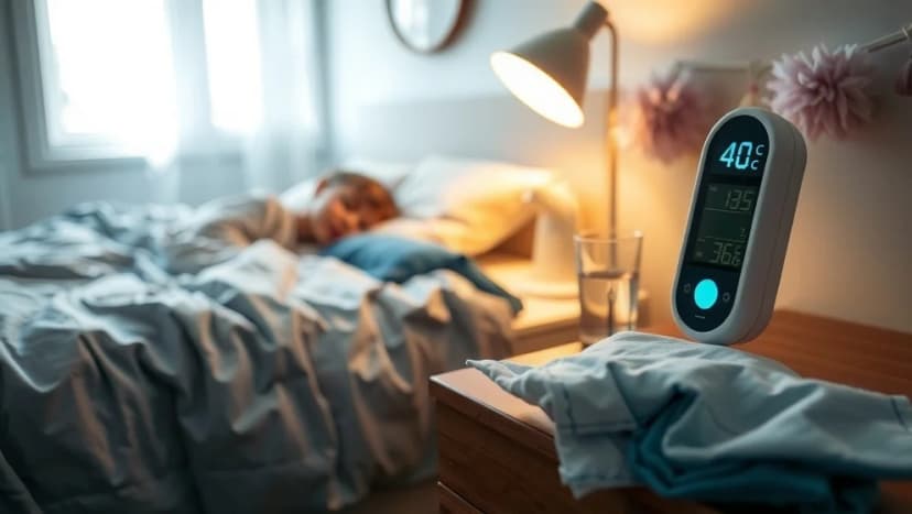 Barn med 40 graders feber utan andra symtom