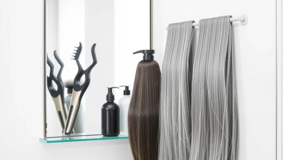 Kort grått hår som passar äldre kvinnor