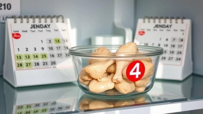 Hur länge håller tillagad kyckling i kylen