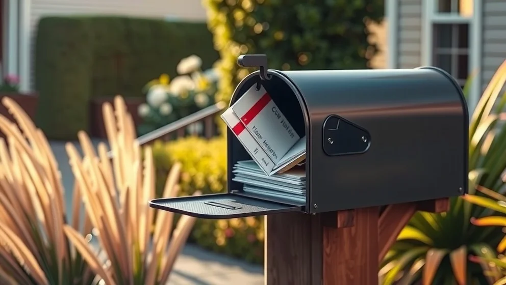 Vilken tid kommer posten till brevlådan